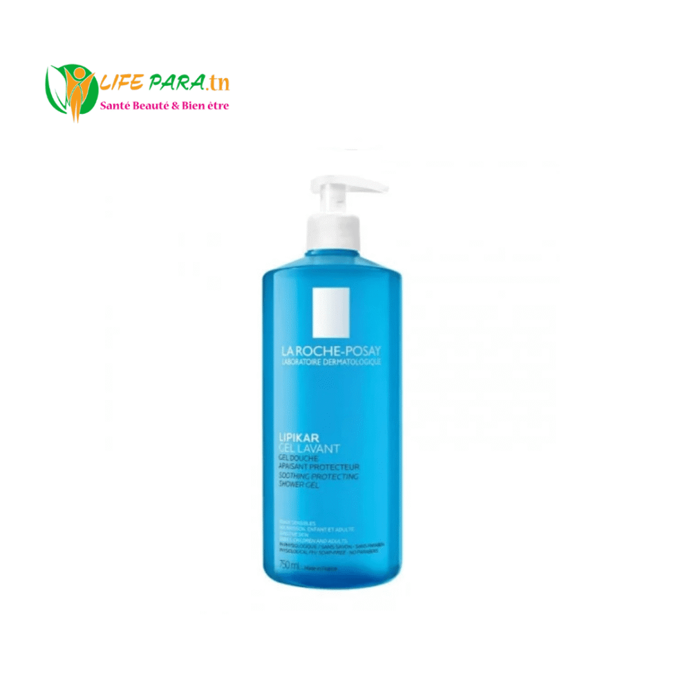 LA ROCHE POSAY LIPIKAR GEL LAVANT , GEL DOUCHE APAISANT PROTECTEUR 750 ml