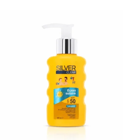 Silver Clear Ecran Solaire Invisible Bébés Et Enfants 100 ML