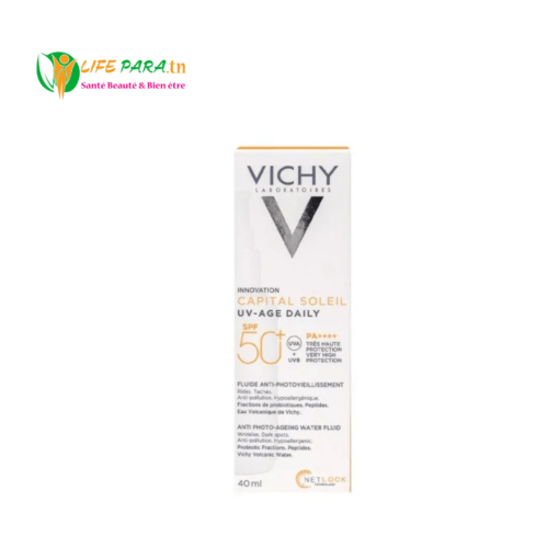 VICHY CAPITAL SOLEIL UV-AGE DAILY FLUIDE ANTI-PHOTOVIEILLISSEMENT SPF50+ 40ML