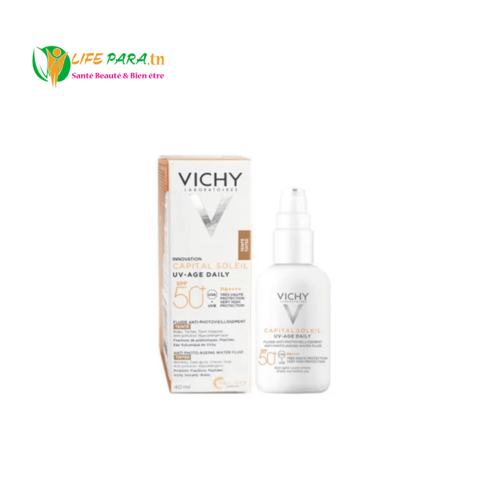 VICHY CAPITAL SOLEIL UV AGE DAILY FLUIDE TEINTE ANTI PHOTOVIEILLISSEMENT SPF50+ 40ML