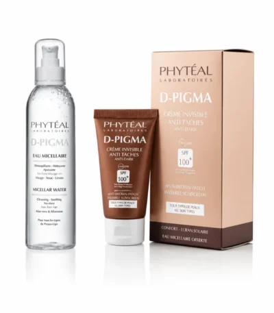 PHYTEAL DPIGMA ECRAN INVISIBLE SPF100+DPIGMA EAU MICELLAIRE A L'ALOE VERA 100ML (OFFERTE)