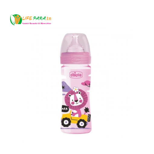 BIBERON WELL-BEING EN POLYPROPYLENE 250 ML - FLUX MOYEN 2M+