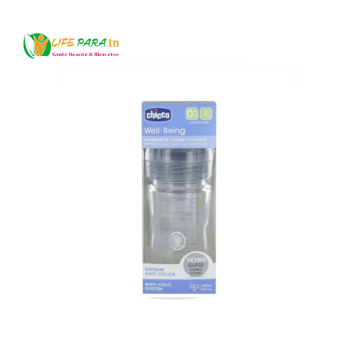 BIBERON WELL-BEING EN VERRE 150 ML - FLUX LENT