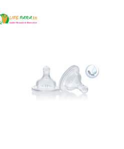 CHICCO LOT DE 2 TETINES SILICONE, 2M+