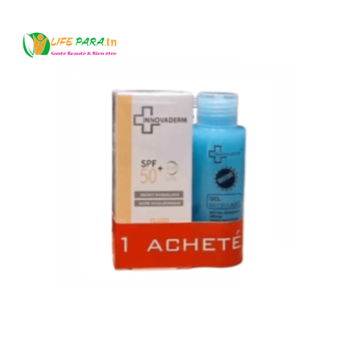 INNOVADERM Fond de Teint Minéral ivory SPF50+ + GEL MICELLAIRE GRATUIT