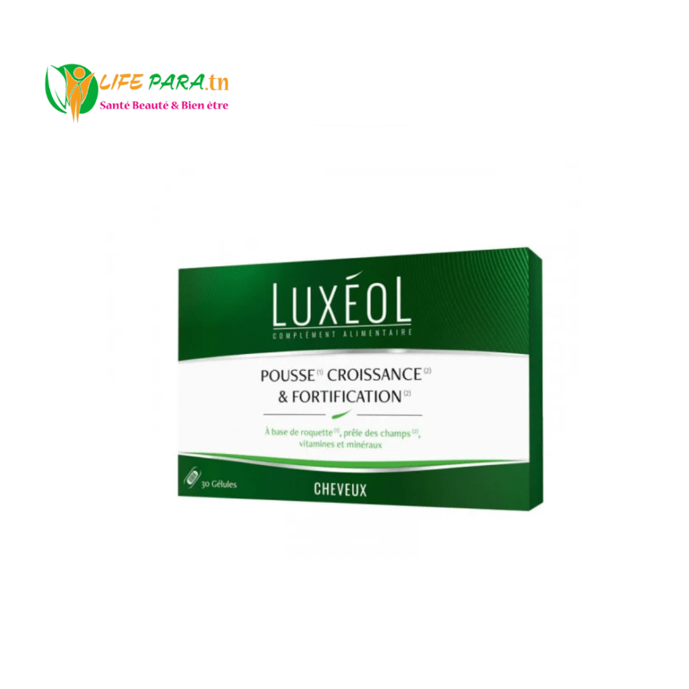 LUXEOL COMPLEMENT ALIMENTAIRE POUR CHEVEUX: POUSSE, CROISSANCE & FORTIFICATION 30 GELULES