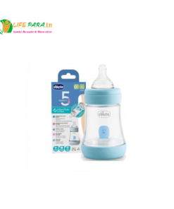 CHICCO BOTTLE PERFECT 5 BLUE SILICONE 0M+150ML