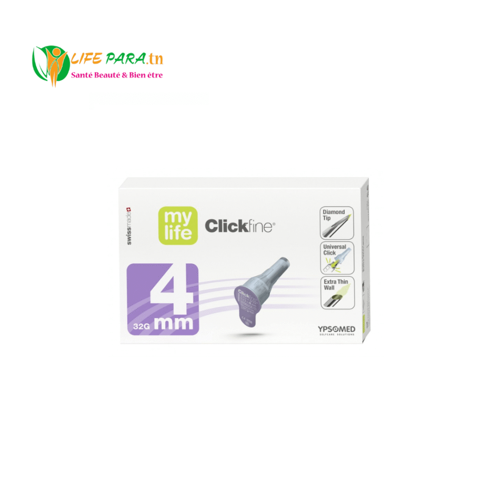 CLICK FINE AIGUILLES STYLOS À INSULINE 4 MM B/100