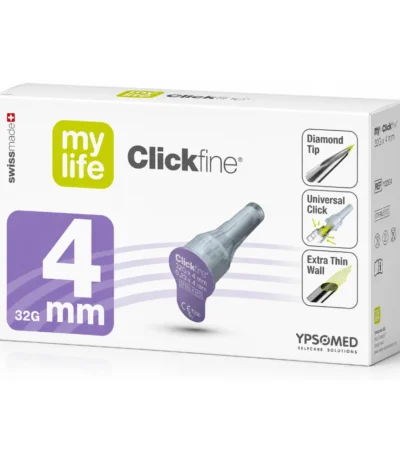 CLICK FINE AIGUILLES STYLOS À INSULINE 4 MM B100