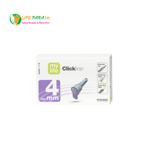 CLICK FINE AIGUILLES STYLOS À INSULINE 4 MM B/100