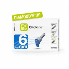 CLICK FINE AIGUILLES STYLOS À INSULINE 6 MM B100