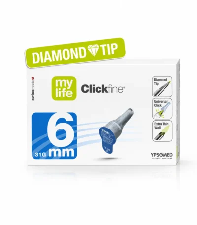 CLICK FINE AIGUILLES STYLOS À INSULINE 6 MM B100