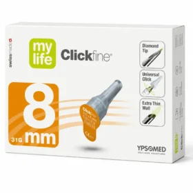 CLICK FINE AIGUILLES STYLOS À INSULINE 8 MM B100