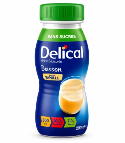 DELICAL Boisson Sans Sucre vanille,200ml