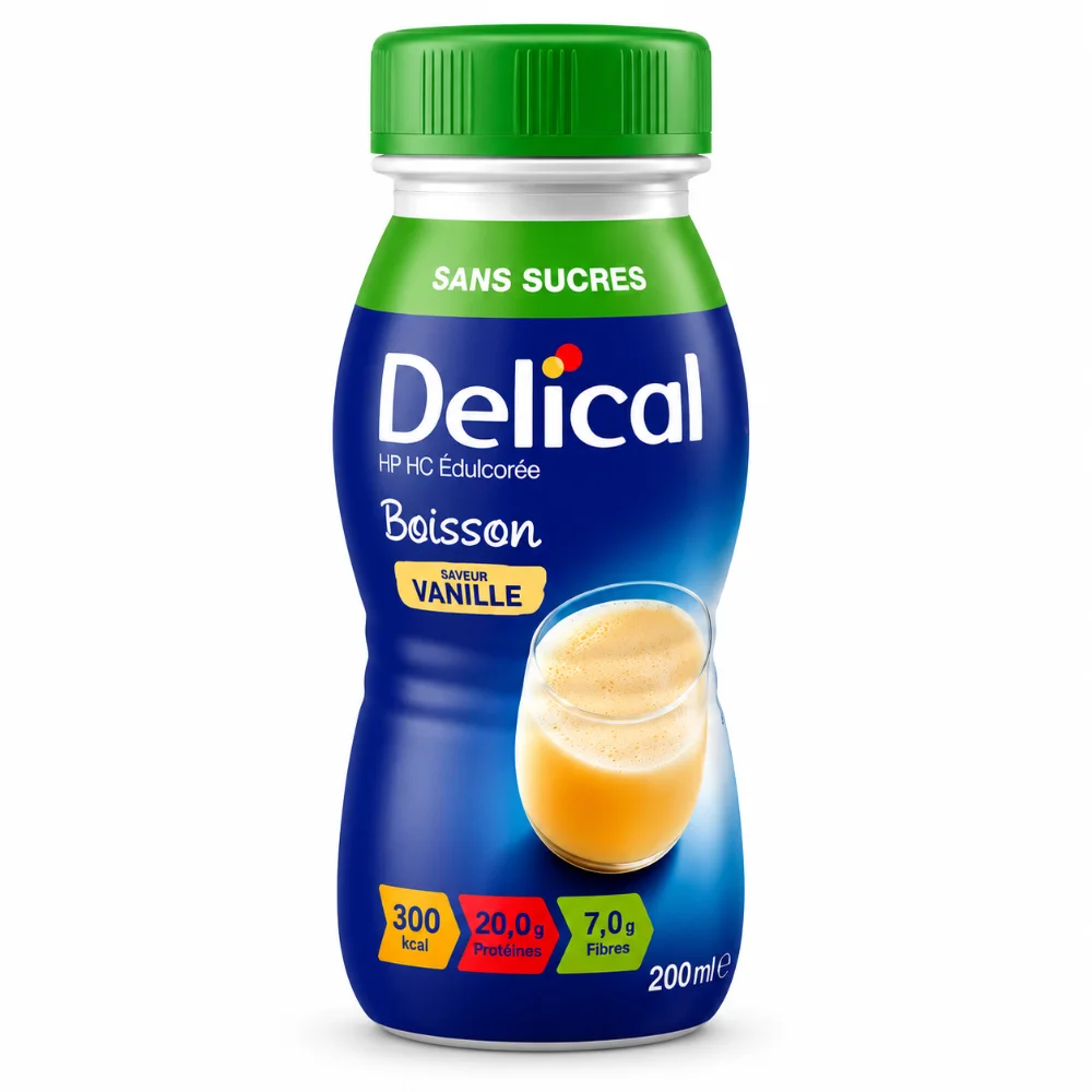 DELICAL Boisson Sans Sucre vanille,200ml DELICAL Boisson Sans Sucre vanille,200ml