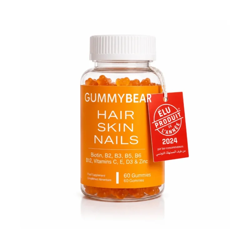 GummyBear Cheveux Peau Ongles 60 Gummies
