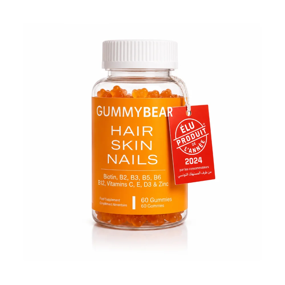 GummyBear Cheveux Peau Ongles 60 Gummies GummyBear Cheveux Peau Ongles 60 Gummies