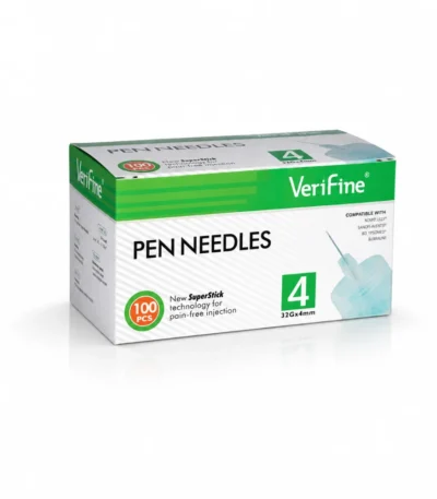 VERIFINE AIGUILLES STYLOS À INSULINE 4 MM B100