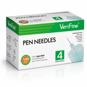 VERIFINE AIGUILLES STYLOS À INSULINE 4 MM B50