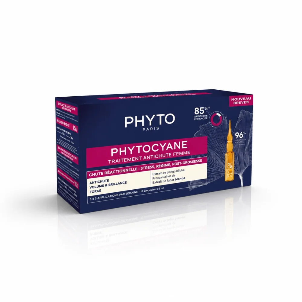 PHYTO Phytocyane Antichute Réactionnelle Femme12x5ml PHYTO Phytocyane Antichute Réactionnelle Femme12x5ml