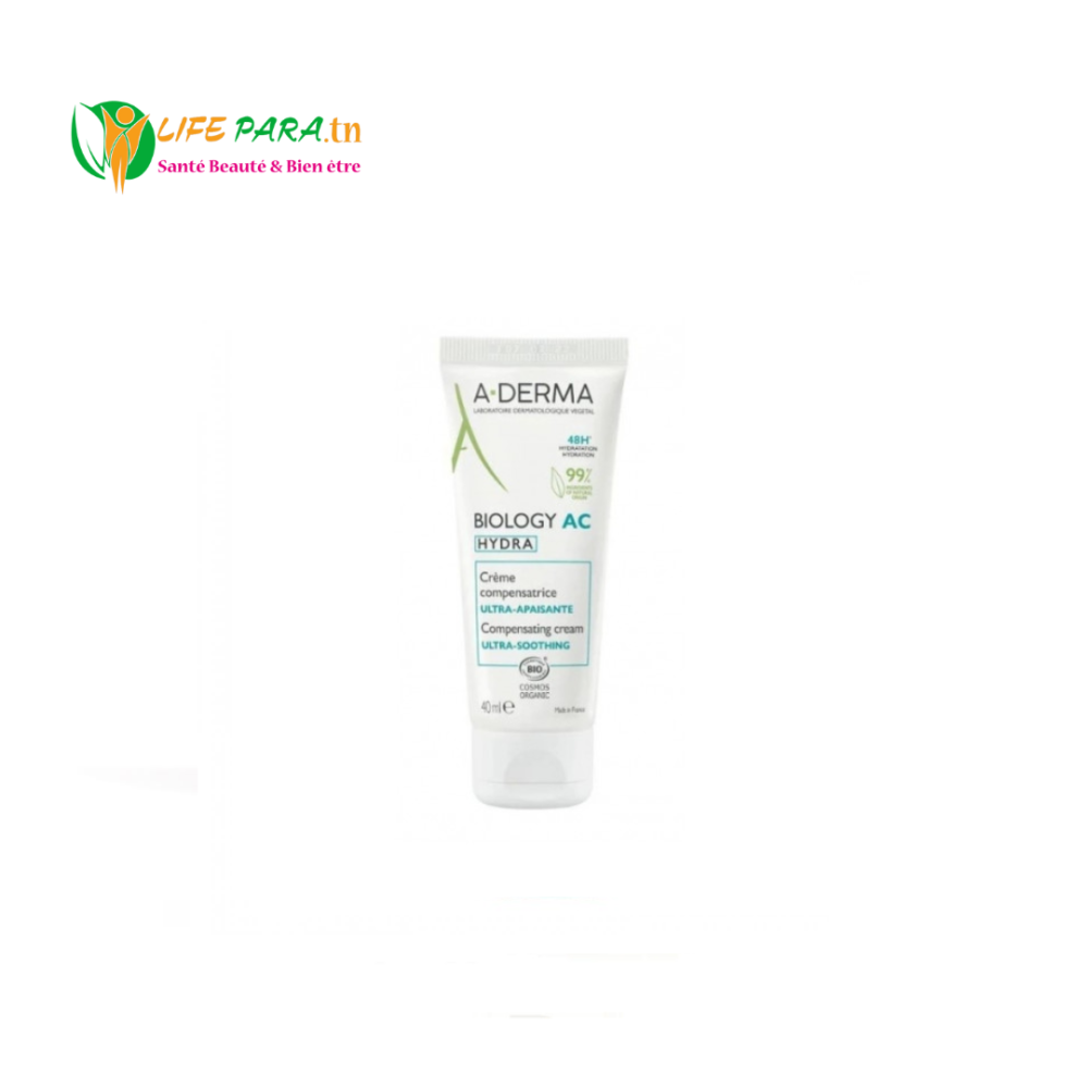 ADERMA BIOLOGY AC HYDRA Creme Compensatrice Ultra Apaisante 40ML