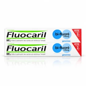 FLUOCARIL DENTIFRICE BI-FLUORÉ GENCIVES 145MG, 75ML LOT DE 2