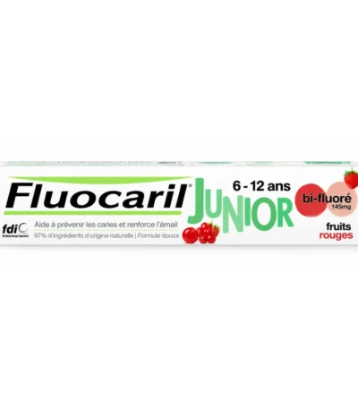 FLUOCARIL Dentifrice Junior 6-12 ANS Fruits Rouges 75ML, 50ML