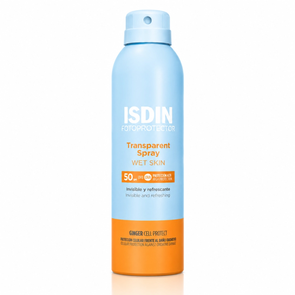 ISDIN TRANSPARENT SPRAY SOLAIRE SPF 50+ 250 ML ISDIN TRANSPARENT SPRAY SOLAIRE SPF 50+ 250 ML