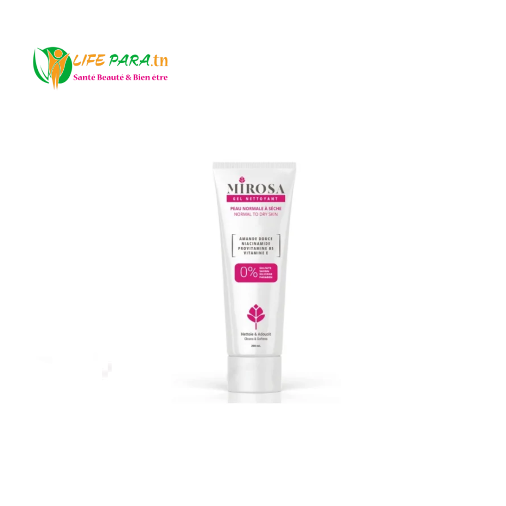 MIROSA GEL NETTOYANT PEAU NORMALE À SÈCHE 200 ML