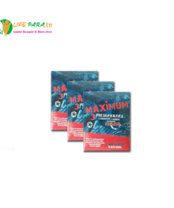 Maximum -3 préservatifs lubrifiés lissés FRAISE