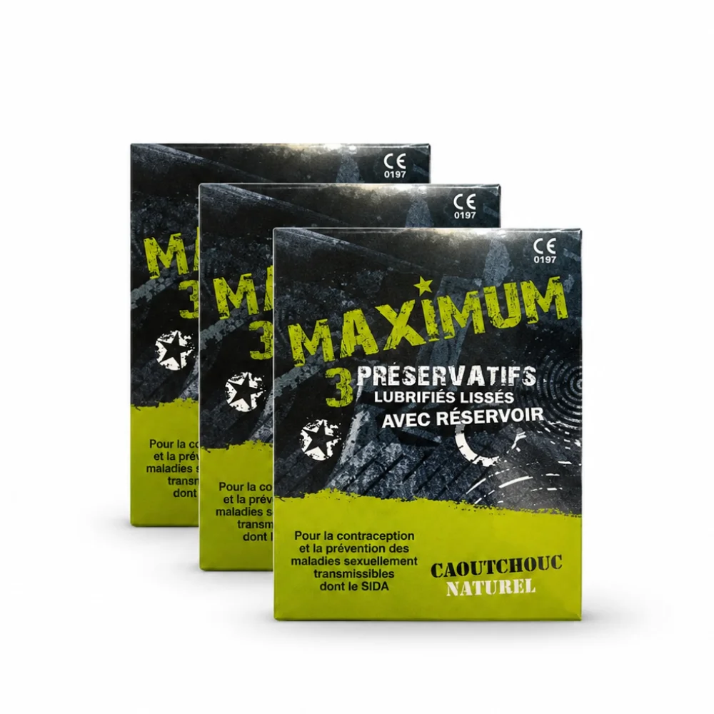 Préservatifs Maximum Fins et Lubrifiés