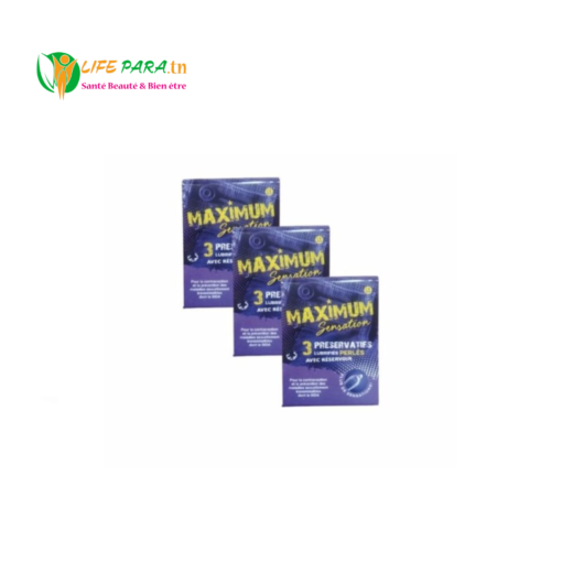 PRESERVATIF MAXIMUM SENSATION B/3