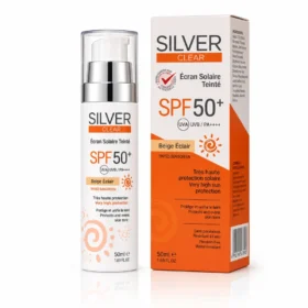 SILVER CLEAR ECRAN SOLAIRE TEINTÉ BEIGE ECLAT 50 ML-6192459900711