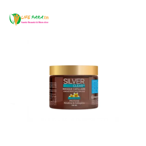 SILVER CLEAR MASQUE CAPILLAIRE SOIN NUTRITIF SANS RINÇAGE 100ML