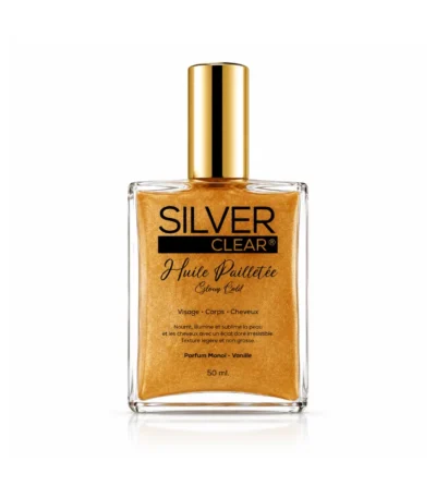 Silver Clear Huile Sèche Pailletée 50ml