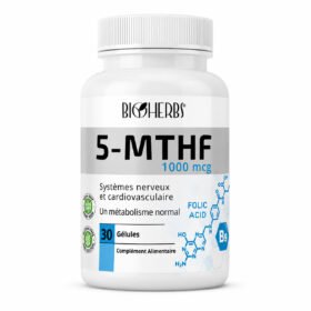Herbex 5-MTHF Vitamine B9 Bte30 gélules-6191423302063