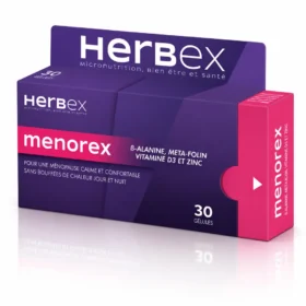HERBEX MENOREX BT 30 GELULES ( MENOPAUSE )-6192491900359