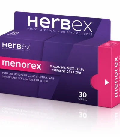 HERBEX MENOREX BT 30 GELULES ( MENOPAUSE )-6192491900359