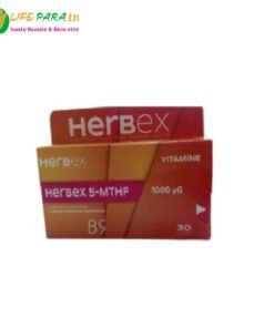 Herbex 5-MTHF Vitamine B9 Bte30 gélules