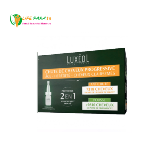 LUXEOL CHUTE DE CHEVEUX PROGRESSIVE 2EN1 14X6ML