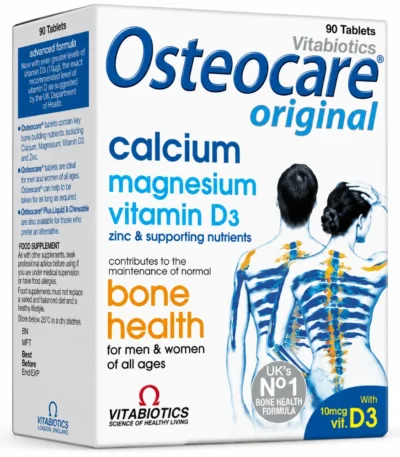 Vitabiotics Osteocare - Complément alimentaire - 90 comprimés-5021265243495