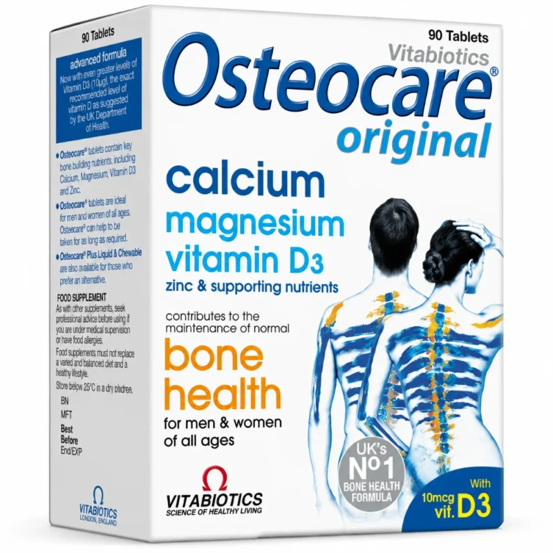 Vitabiotics Osteocare - Complément alimentaire - 90 comprimés-5021265243495