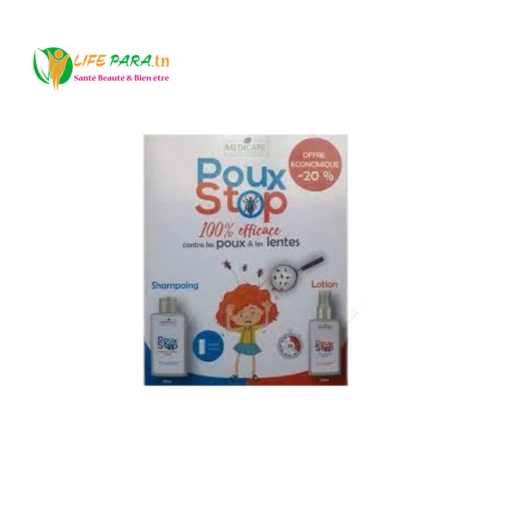 Medicare POUXSTOP Shampooing Anti Poux + Lotion Assainissante