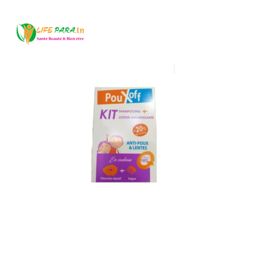 POUX OFF KIT SHAMPOOING ANTI POUX + LOTION ASSAINISSANTE