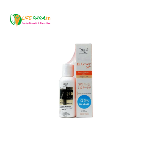 XEN BiCover Stick & Ecran Beige Clair + 100 ML OIL REPAIR Q10 OFFERT