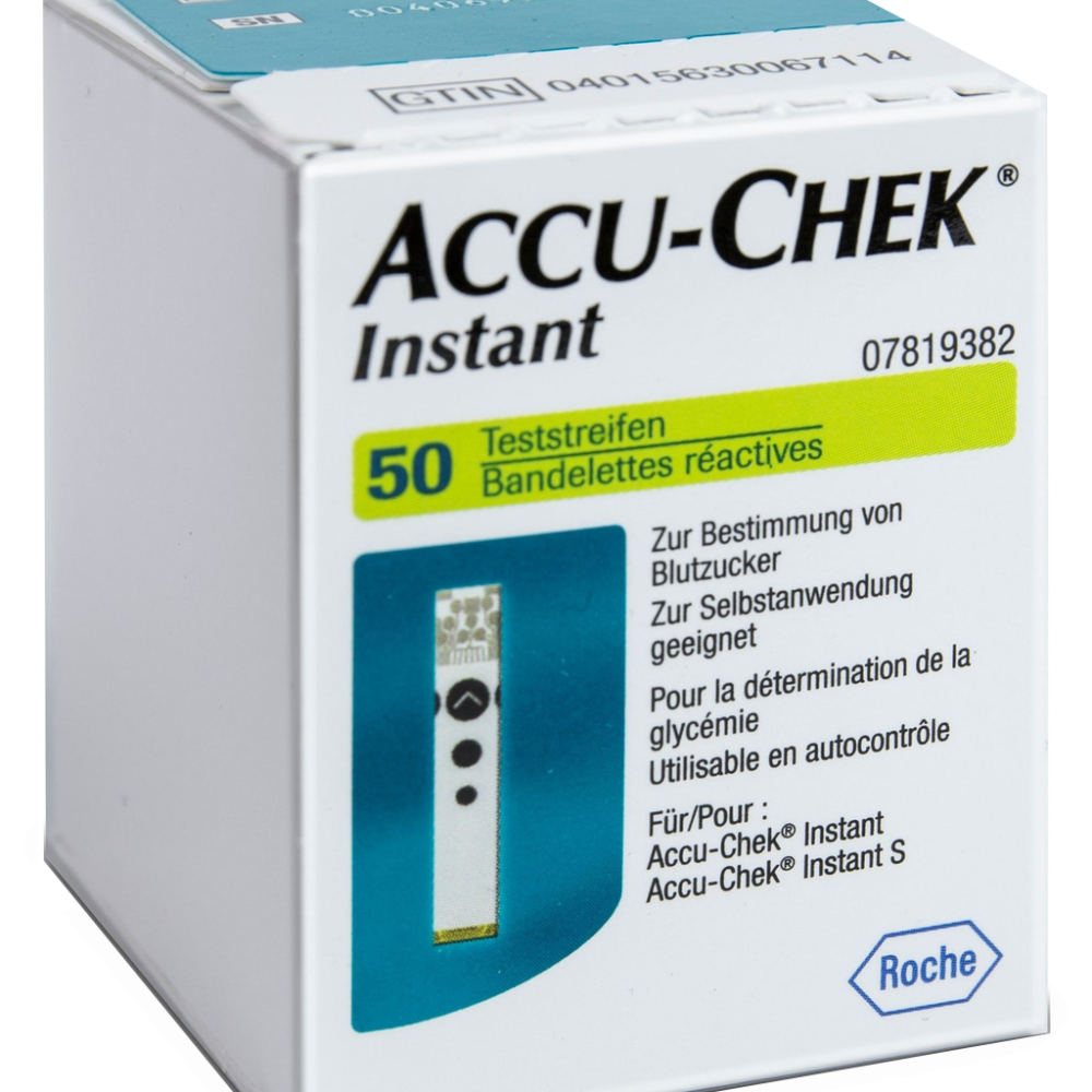 ACCU-CHEK INSTANT 50 BANDELETTES LIVRAISON GRATUITE