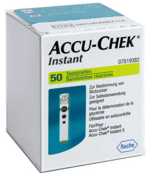 ACCU-CHEK INSTANT 50 BANDELETTES LIVRAISON GRATUITE