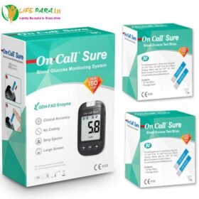 ON CALL SURE GLUCOMÈTRE APPAREIL + 100 BANDELETTES LIVRAISON GRATUITE