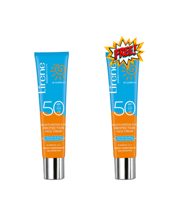 LIRENE DUO ECRAN SPF50+ INVISIBLE VISAGE A BASE DE VIT E 40ML 1+1 OFFERT