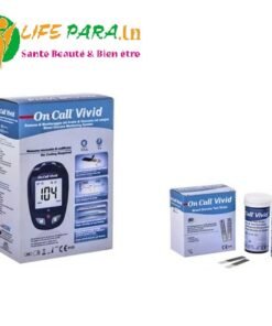 ON CALL VIVID GLUCOMÈTRE APPAREIL +50 BANDELETTES LIVRAISON GRATUITE